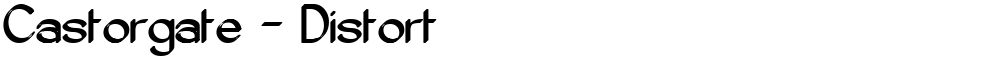 Castorgate - Distort