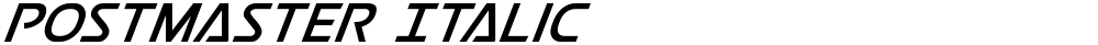 Postmaster Italic