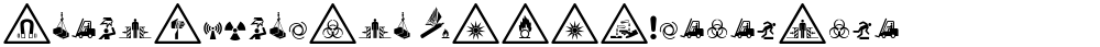 FontsVectorIso7010WarningSign