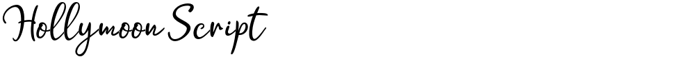 Hollymoon Script 