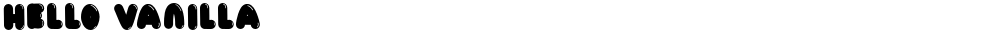 Hello Vanilla