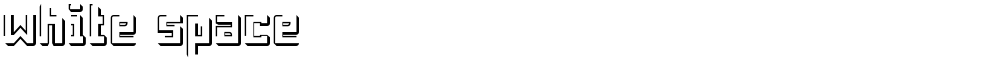 white space