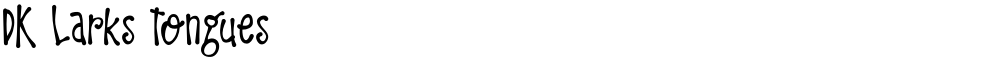 DK Larks Tongues