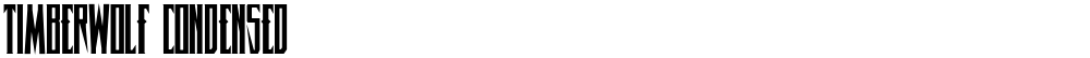 Timberwolf Condensed