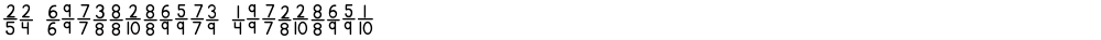 KG Traditional Fractions