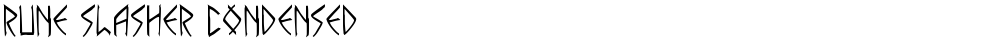 Rune Slasher Condensed