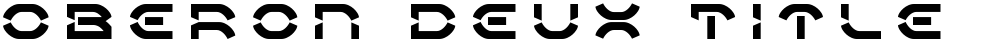 Oberon Deux Title