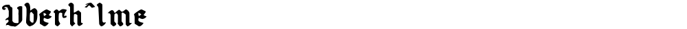Uberhˆlme