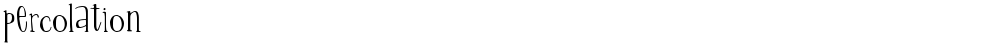 Percolation