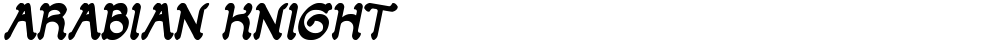 ARABIAN KNIGHT