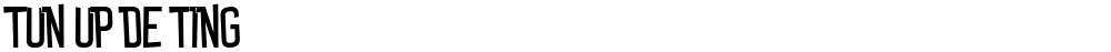 Tun Up De Ting