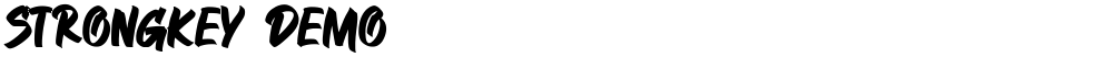 STRONGKEY DEMO