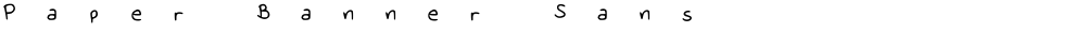 Paper Banner Sans