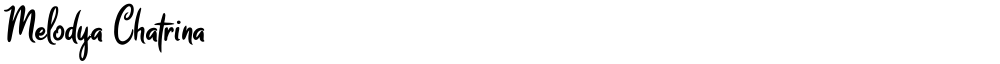Melodya Chatrina