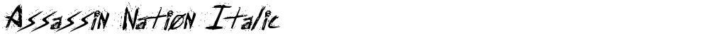 Assassin Nation Italic