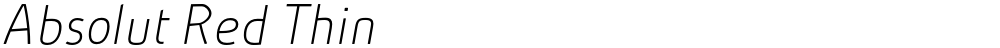 Absolut Red Thin
