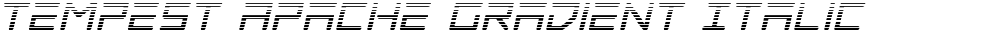 Tempest Apache Gradient Italic