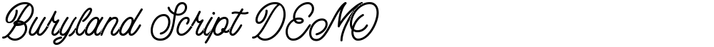 Buryland Script DEMO
