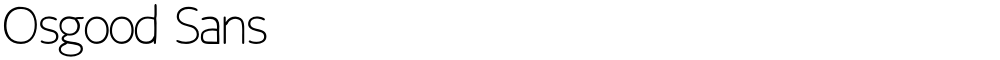 Osgood Sans