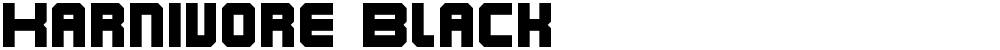 Karnivore Black