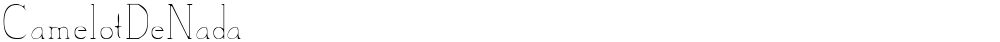 CamelotDeNada