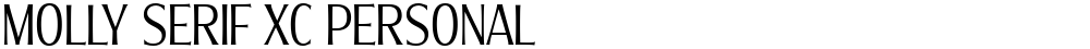 Molly Serif XC PERSONAL