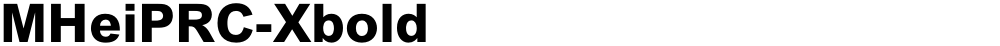 MHeiPRC-Xbold