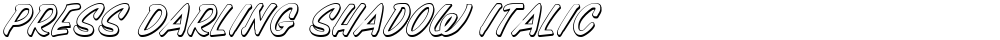 Press Darling Shadow Italic