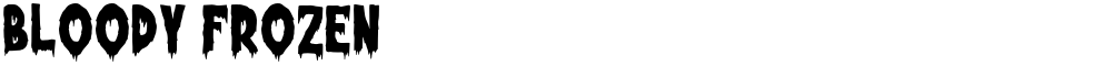 Bloody Frozen