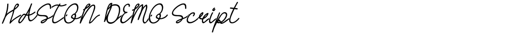 HASTON DEMO Script