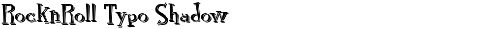 RocknRoll Typo Shadow