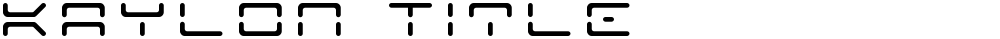 Kaylon Title