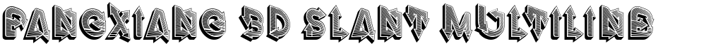 Fangxiang 3D Slant Multiline