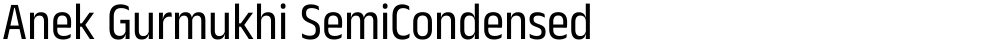 Anek Gurmukhi SemiCondensed