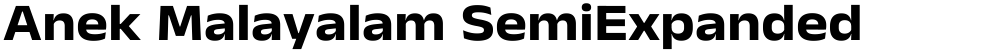 Anek Malayalam SemiExpanded