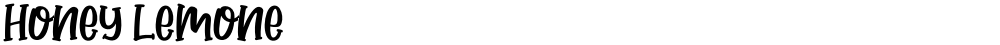 Honey Lemone