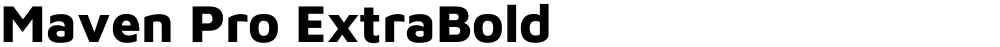 Maven Pro ExtraBold