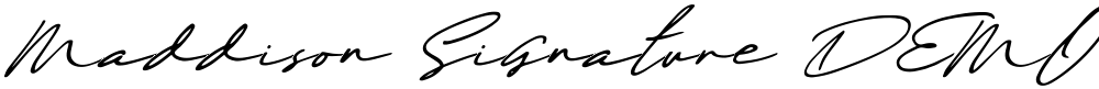 Maddison Signature DEMO
