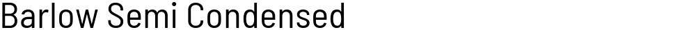 Barlow Semi Condensed