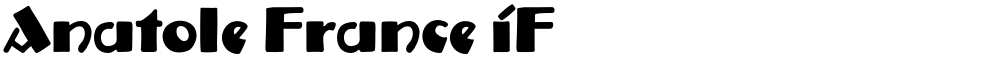 Anatole France iF