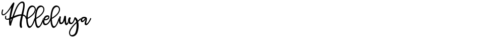 Alleluya