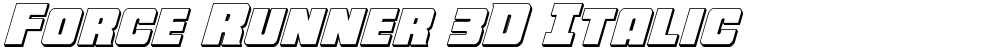 Force Runner 3D Italic