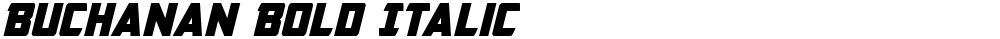 Buchanan Bold Italic