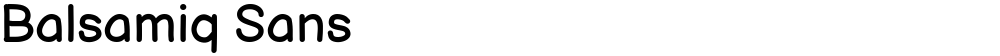 Balsamiq Sans
