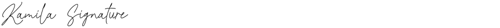Kamila Signature