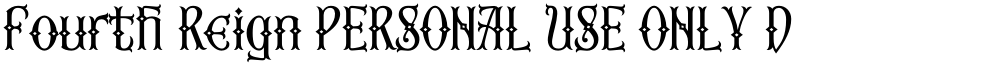 Fourth Reign PERSONAL USE ONLY Diamond