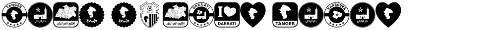 font tanger color
