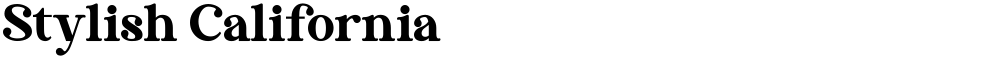 Stylish California