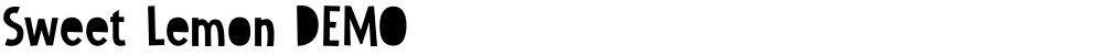 Sweet Lemon DEMO