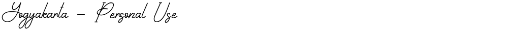 Yogyakarta - Personal Use